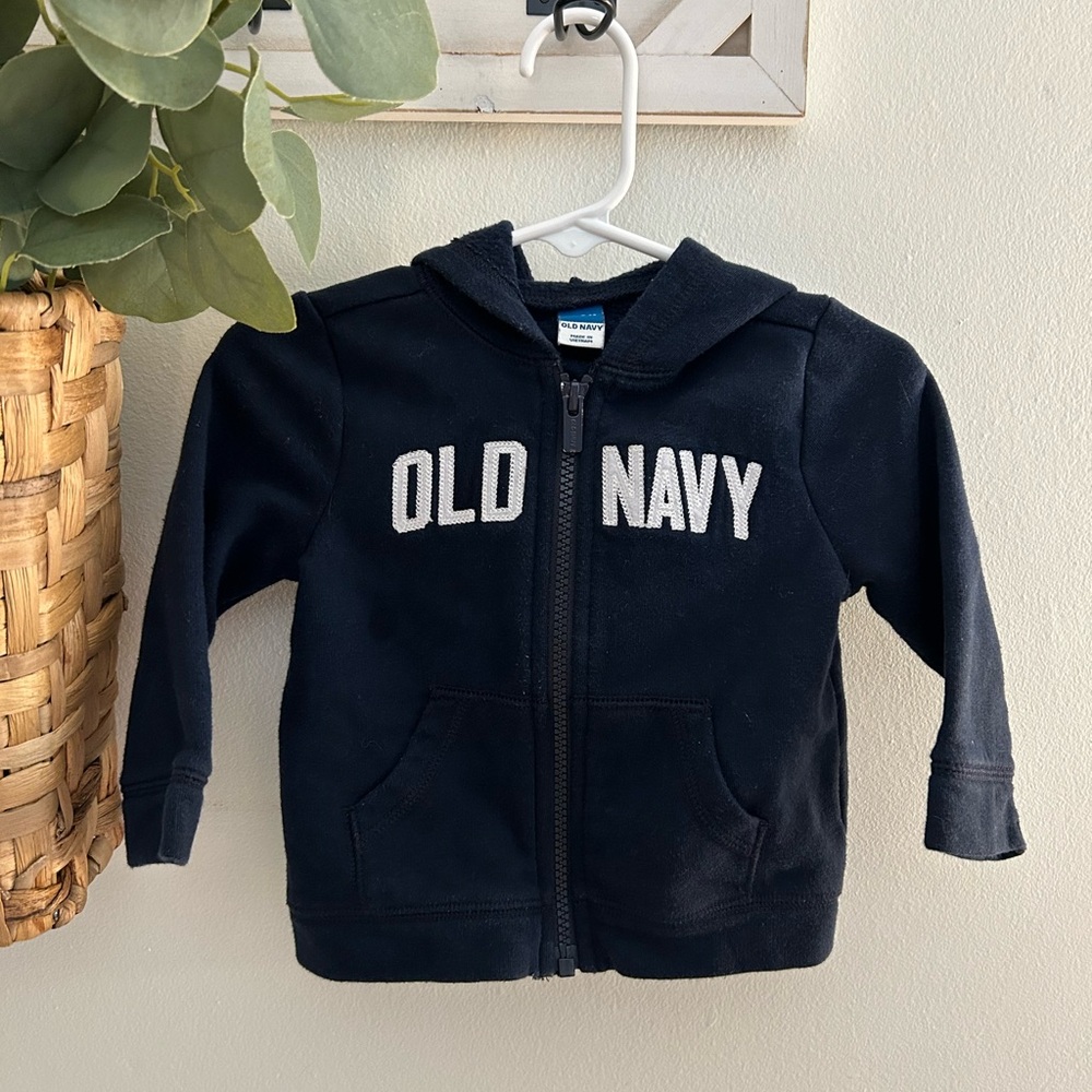Baby boy zip-up jacket — 6-12 months — Old Navy